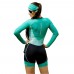 Macaquinho Manga Longa Horse Power Ciclismo Elite- Feminino - F139 Verde Agua